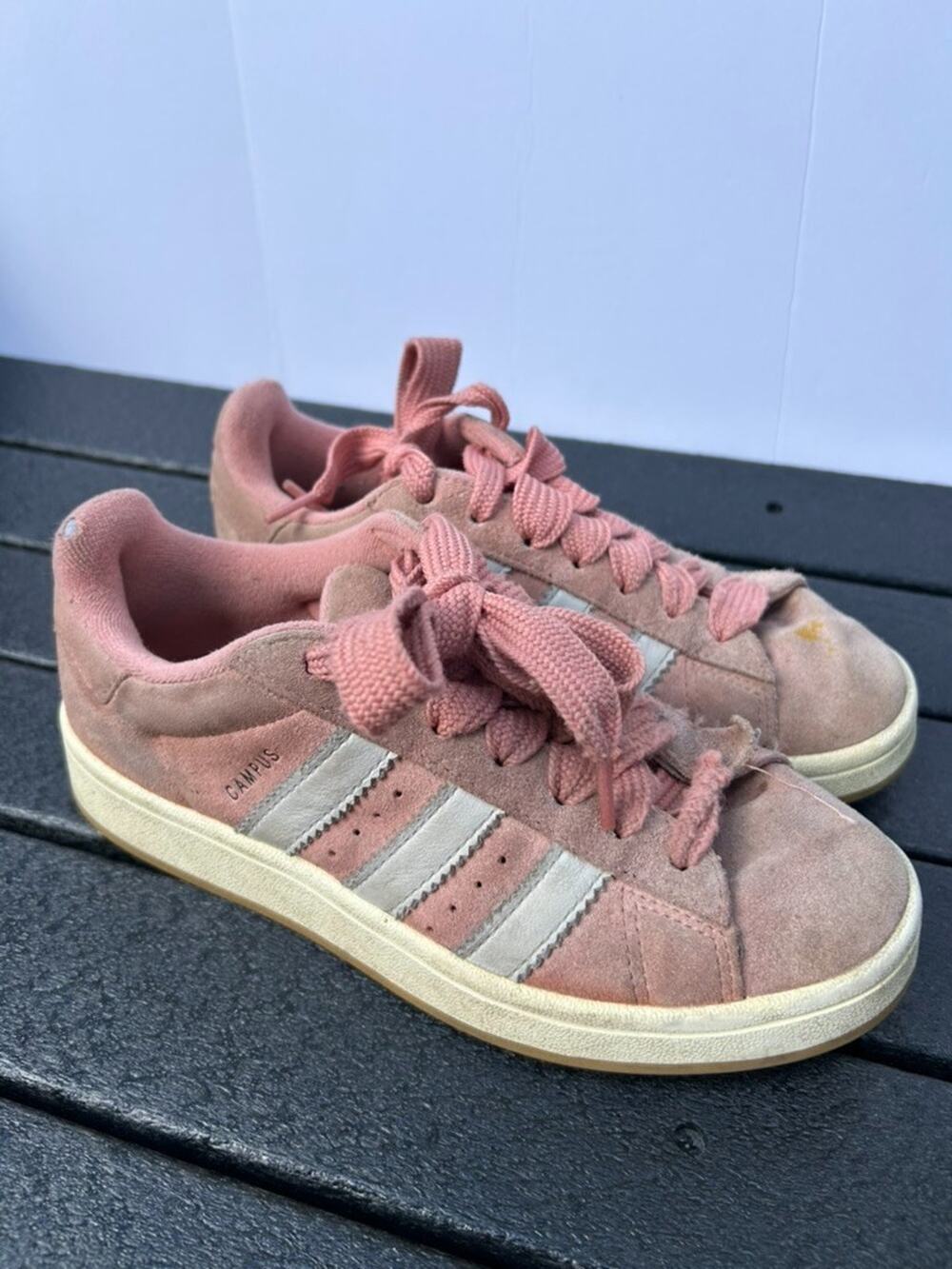 Adidas Campus 00s Pink Strata ID8268 Womens 5.5 Mens 4.5 Suede Skate Sneakers